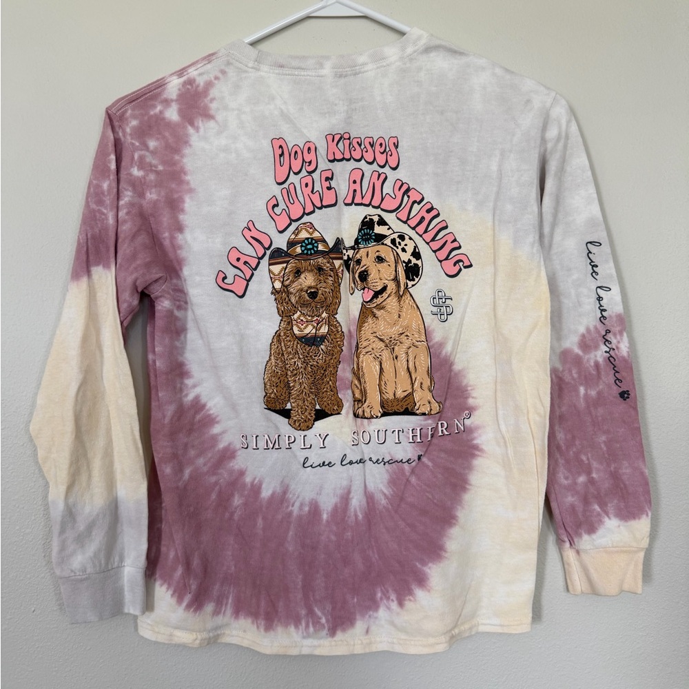 Girls Simply Southern long sleeve tee - medium
